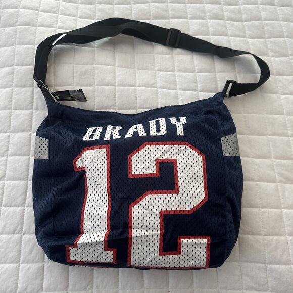 NEW ENGLAND PATRIOTS Jersey Purse #12 Tom Brady Shoulder Bag Profanity NFL - Picture 5 of 9